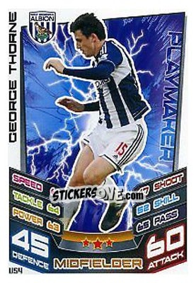 Sticker George Thorne - English Premier League 2012-2013. Match Attax Extra n. U54 - Topps