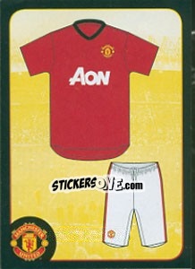 Sticker Home kit - Manchester United 2012-2013 - Panini