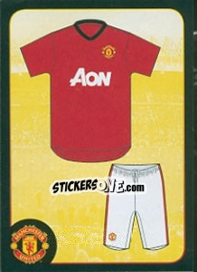 Sticker Home kit - Manchester United 2012-2013 n. 5 - Panini