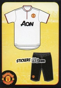 Figurina Away kit - Manchester United 2012-2013 - Panini