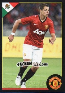 Sticker Javier Hernandez - Manchester United 2012-2013 n. 8 - Panini