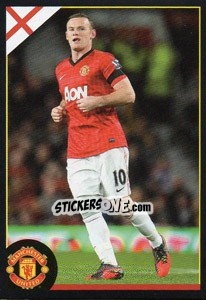 Sticker Wayne Rooney - Manchester United 2012-2013 n. 11 - Panini