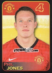 Sticker Phil Jones - Manchester United 2012-2013 - Panini