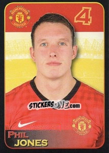 Sticker Phil Jones - Manchester United 2012-2013 n. 41 - Panini