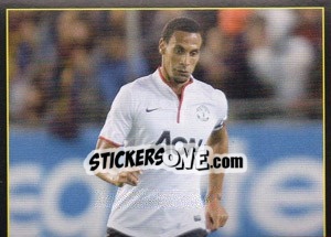 Sticker Rio Ferdinand - Manchester United 2012-2013 n. 42 - Panini