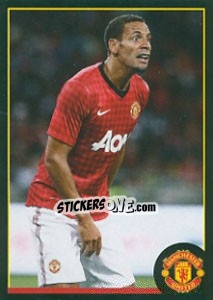 Sticker Rio Ferdinand - Manchester United 2012-2013 n. 44 - Panini