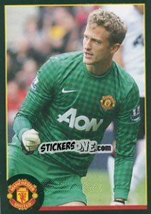 Sticker Anders Lindegaard - Manchester United 2012-2013 n. 79 - Panini