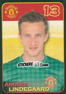 Sticker Anders Lindegaard - Manchester United 2012-2013 n. 81 - Panini
