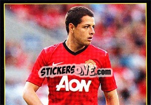 Sticker Javier Hernandez - Manchester United 2012-2013 - Panini