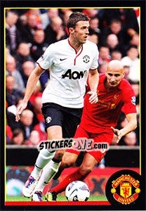 Sticker Michael Carrick - Manchester United 2012-2013 n. 95 - Panini
