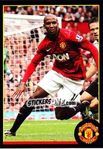 Sticker Ashley Young - Manchester United 2012-2013 n. 105 - Panini