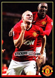 Sticker Tom Cleverley - Manchester United 2012-2013 n. 124 - Panini
