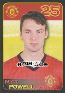Figurina Nick Powell - Manchester United 2012-2013 n. 136 - Panini