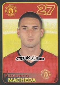 Sticker Federico Macheda - Manchester United 2012-2013 - Panini