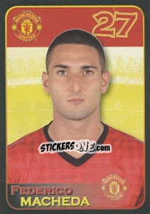 Sticker Federico Macheda - Manchester United 2012-2013 n. 150 - Panini