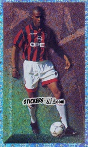 Sticker Winston Bogarde - Tutto Milan n. 18 - Panini