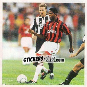 Cromo Patrick Kluivert - Tutto Milan - Panini