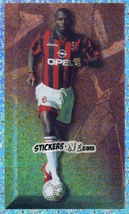 Sticker George Weah - Tutto Milan n. 51 - Panini