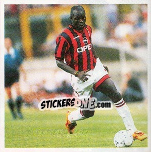 Sticker George Weah - Tutto Milan n. 52 - Panini
