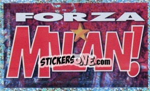 Sticker Forza Milan - Tutto Milan n. 54 - Panini
