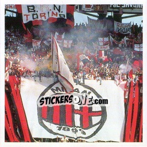 Figurina Tifosi - Tutto Milan - Panini