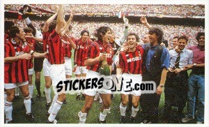 Figurina Scudetto 1992-93 - Tutto Milan - Panini