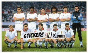 Cromo Coppa Dei Campioni 1989-90 - Tutto Milan - Panini