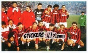 Cromo Supercoppa Europea 1989-90 - Tutto Milan - Panini