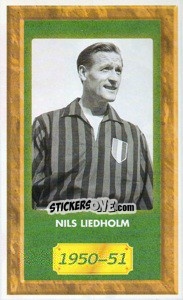 Sticker Nils Liedholm - Tutto Milan - Panini