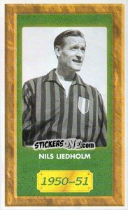 Sticker Nils Liedholm - Tutto Milan n. 132 - Panini