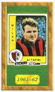 Sticker Jose Altafini - Tutto Milan n. 142 - Panini