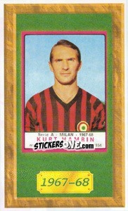 Sticker Kurt Hamrin - Tutto Milan n. 148 - Panini