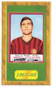Sticker Angelo Anquilletti - Tutto Milan n. 149 - Panini