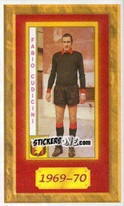 Sticker Fabio Cudicini - Tutto Milan n. 151 - Panini