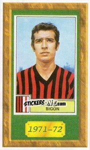 Sticker Albertino Bigon - Tutto Milan n. 154 - Panini