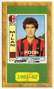 Sticker Mauro Tassotti - Tutto Milan n. 161 - Panini