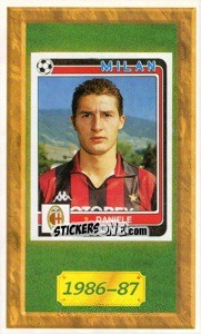 Sticker Daniele Massaro - Tutto Milan n. 169 - Panini