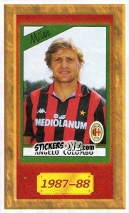 Sticker Angelo Colombo - Tutto Milan n. 173 - Panini