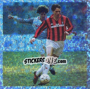 Sticker Marco van Basten - Tutto Milan n. 178 - Panini