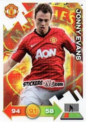 Figurina Jonny Evans - Manchester United 2012-2013. Adrenalyn XL - Panini