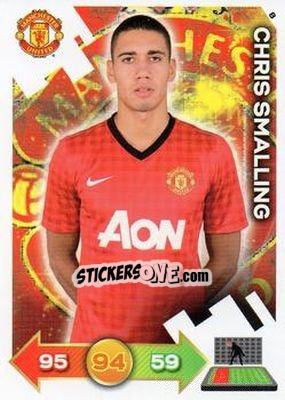 Sticker Chris Smalling - Manchester United 2012-2013. Adrenalyn XL n. 8 - Panini