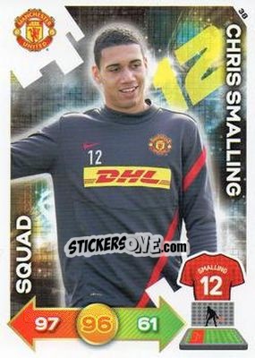 Sticker Chris Smalling - Manchester United 2012-2013. Adrenalyn XL - Panini