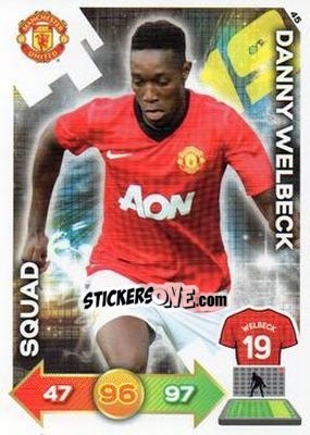 Figurina Danny Welbeck - Manchester United 2012-2013. Adrenalyn XL - Panini