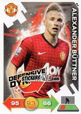 Sticker Alexander Büttner - Manchester United 2012-2013. Adrenalyn XL n. 64 - Panini