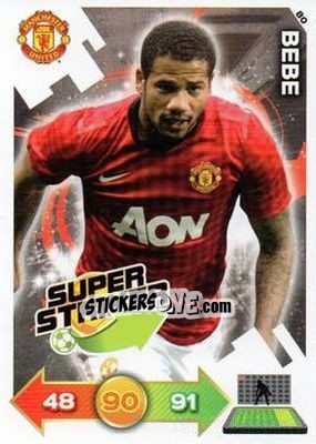 Sticker Bebe - Manchester United 2012-2013. Adrenalyn XL - Panini