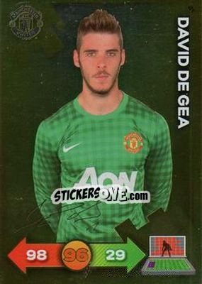 Sticker David de Gea - Manchester United 2012-2013. Adrenalyn XL n. 81 - Panini