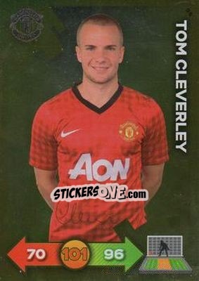 Sticker Tom Cleverley - Manchester United 2012-2013. Adrenalyn XL - Panini