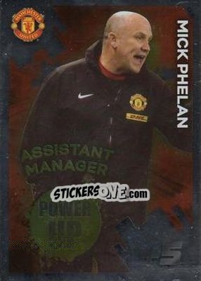 Sticker Mick Phelan - Manchester United 2012-2013. Adrenalyn XL n. 123 - Panini