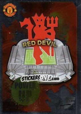 Sticker Red devil - Manchester United 2012-2013. Adrenalyn XL n. 125 - Panini