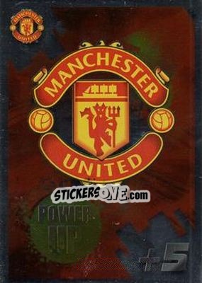 Sticker Club badge - Manchester United 2012-2013. Adrenalyn XL n. 126 - Panini